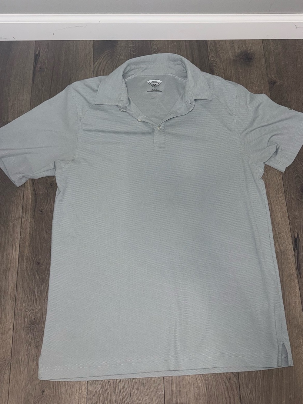 Callaway Light Gray Polo Shirt - Men's Short Sleeve